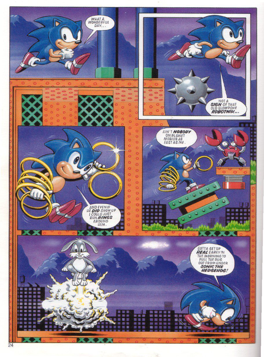 Sonic the Hedgehog Yearbook 1991 Page 23